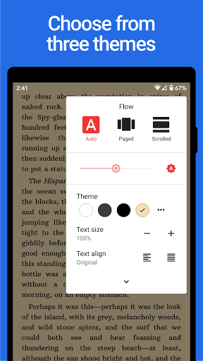 Screenshot Lithium: EPUB Reader