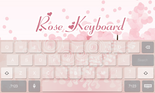 Rose Cute Keyboard