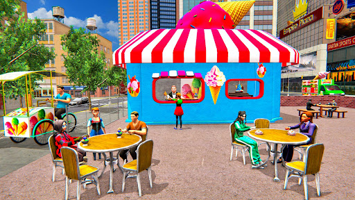 City Ice Cream Delivery 3D Sim