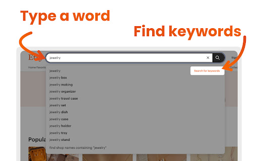 Etsy Keyword Tool