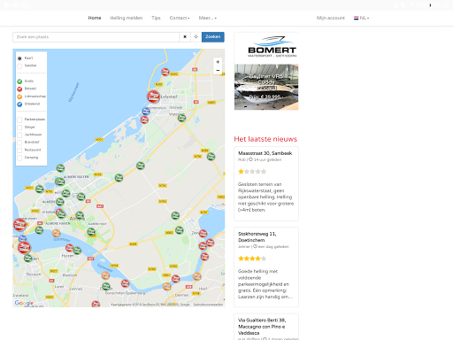 Boat ramp locator free version