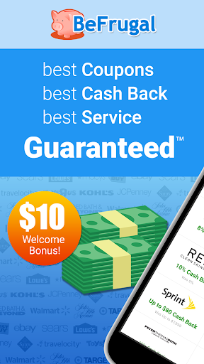 Screenshot BeFrugal Cash Back & Coupons