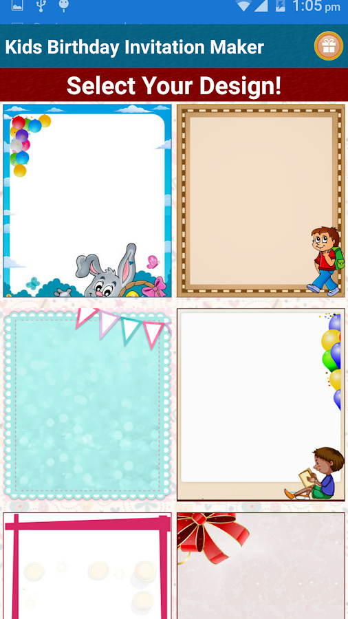 Kids Birthday Invitation Maker - Android Apps on Google Play