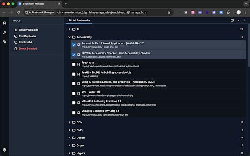 AI Bookmark Manager screenshot 2