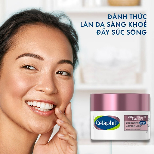 [FREESHIP] Kem dưỡng ẩm sáng da ban đêm dịu lành cho da nhạy cảm CETAPHIL BRIGHT HEALTHY RADIANCE NIGHT CREAM_OP