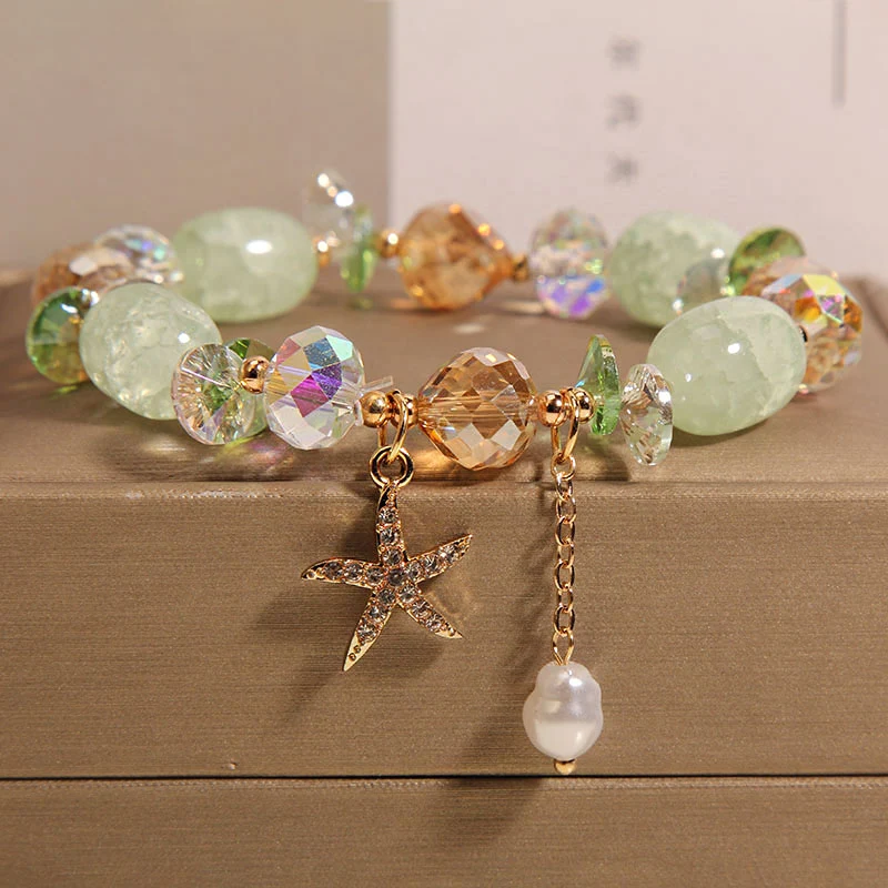 Pulsera de Estrella de Mar para Estudiantes Mori Girlfriend Sisters Estilo Simple, Accesorio Encantador y Elegante.