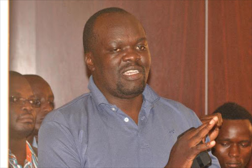 Blogger Robert Alai at an earlier media briefing.