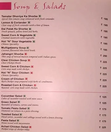 Raas Leela menu 