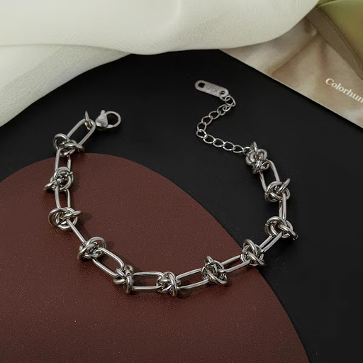 Title 1, Street Style Knot Simple Pure Necklace