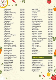 Sarathi Veg Restaurant menu 2