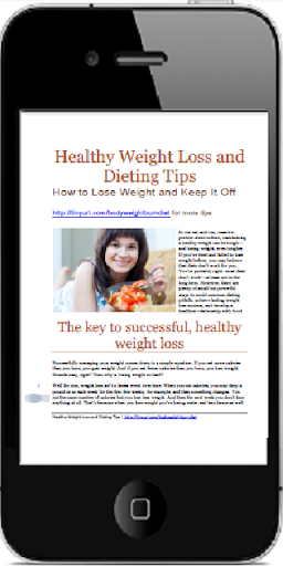 Healthy Weight Loss Tips