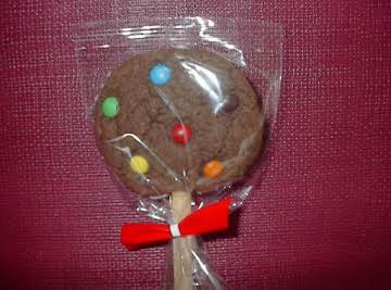 Chocolate Cookies on a stick