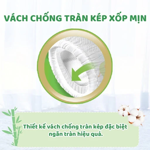 Tã quần Molfix Thiên nhiên Ultra M Gói 76+8 miếng (6-11kg)