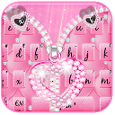 Herunterladen Luxury Diamond leather Zipper Keyboard Th Installieren Sie Neueste APK Downloader