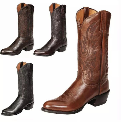 Title 3, Womens Flat Low Heel High Top Knight Boots off...