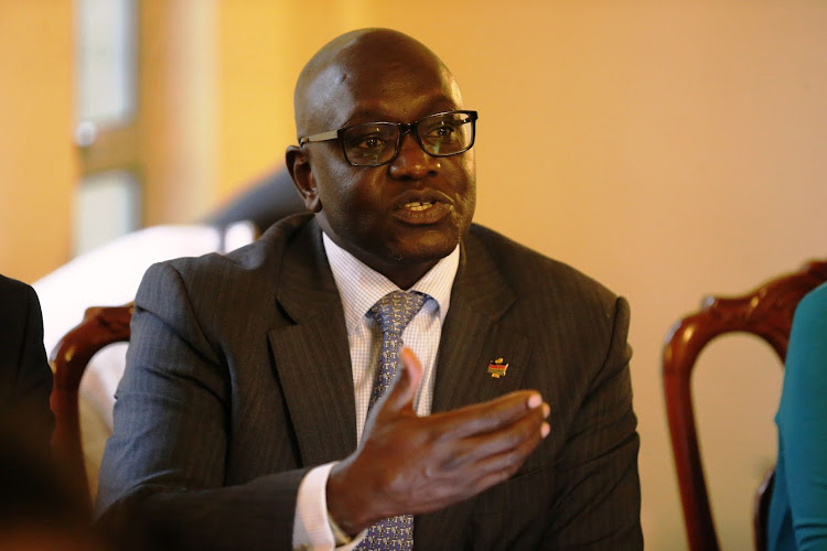 Third Way Alliance Party leader Ekuru Aukot when he appeared before the Constitutional Implementation and Oversight Committee on the proposed amendments to the Constitution on October 23, 2018.