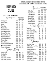 Hungry Soul menu 1