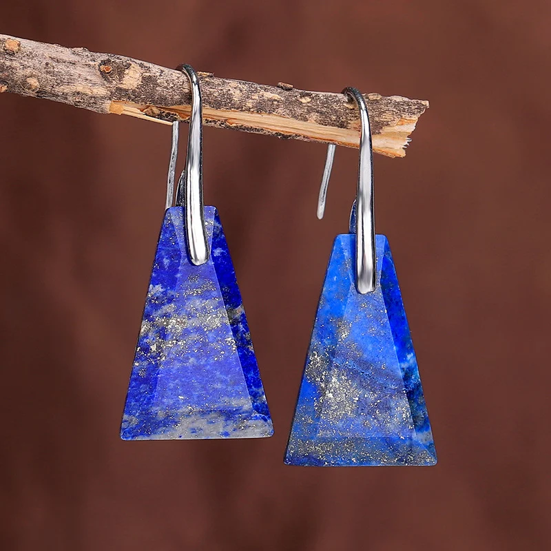 Women's Retro Fashion Creative Lapis Earrings. Vintage style jewelry for an elegant look. Enhance your style with this a
