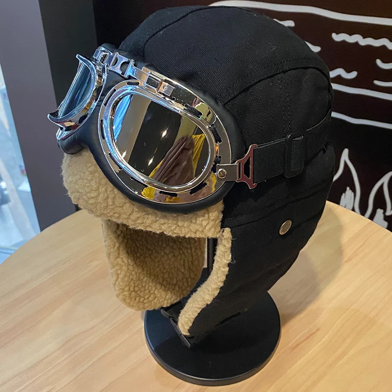 Title 2, Chapeau daviateur, lunettes de protection audi...