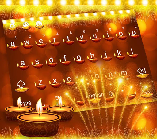 Happy Diwali Keyboard Theme