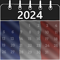 france calendar 2024 icon