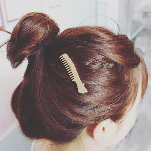 Title 3, Women Hairpin Comb Pattern Hair Clip Hair Barre...