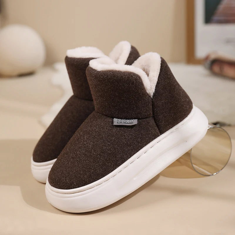 Winter katoenen pantoffels dikke casual dik, ideaal voor comfort en warmte binnenshuis, perfect voor koude winterdagen.