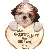Porte-clés acrylique Love Dog, un pendentif charmant pour clés. Emportez l'amour de votre chien avec vous, durable et léger.