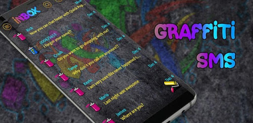 Graffiti colourful SMS theme