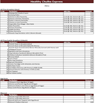 Healthy Chulha Express menu 1