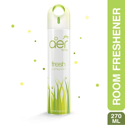 Aer Spray - Home And Office Air Freshener, Fresh Lush Green - 270 ml