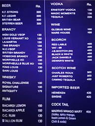 Velachery 2.0 menu 2