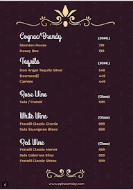 Opheem sky lounge menu 5