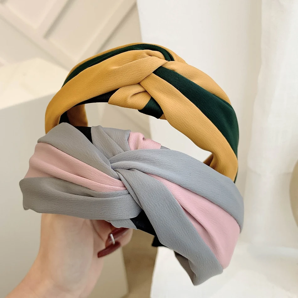 Tiara para sair, faixa larga, estilo coreano simples ideal para penteados elegantes e modernos. Perfeita para um visual charmoso em qualquer ocasião