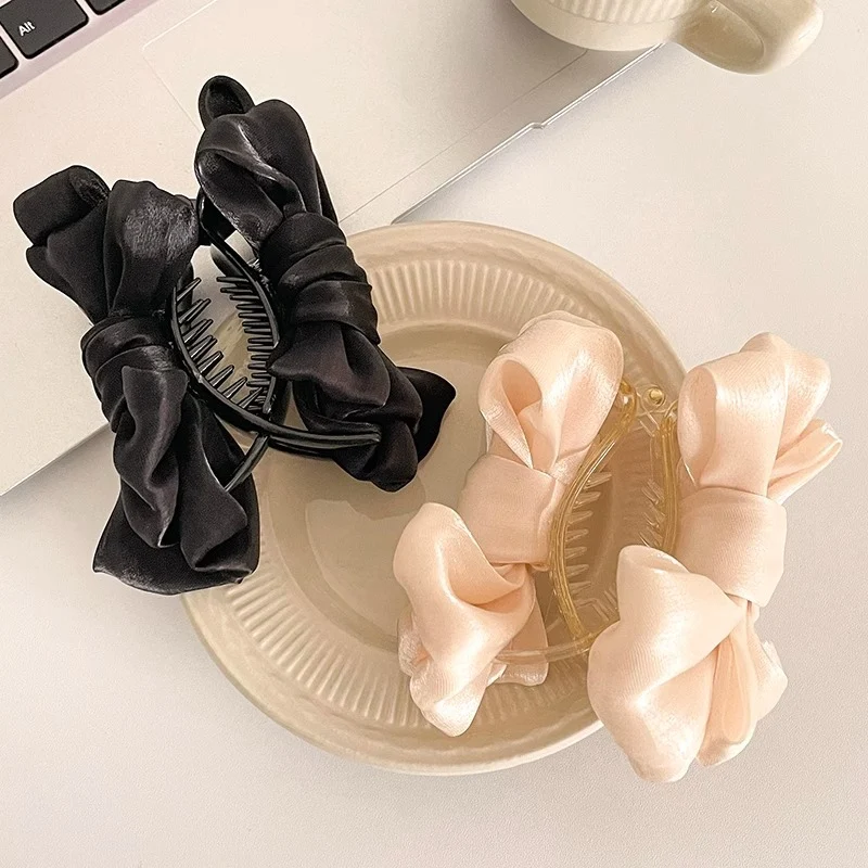 Presilha de Cabelo Elegante Feminina Clip Traseiro Updo Fixação Fácil Penteado Sofisticado Acessório Moderno