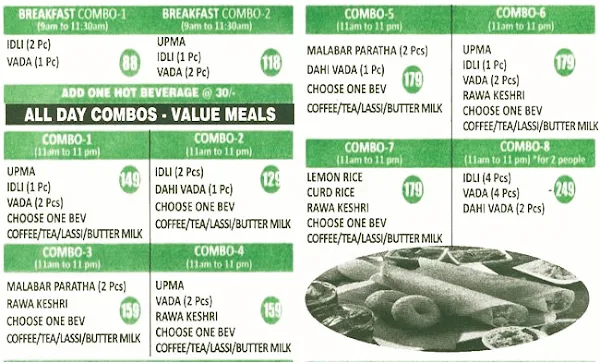 Southy menu 