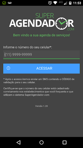 SuperAgendador APP do Cliente