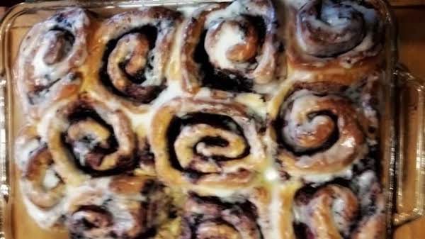 Sweet Blueberry Yeast Rolls (Breadmaker)_image