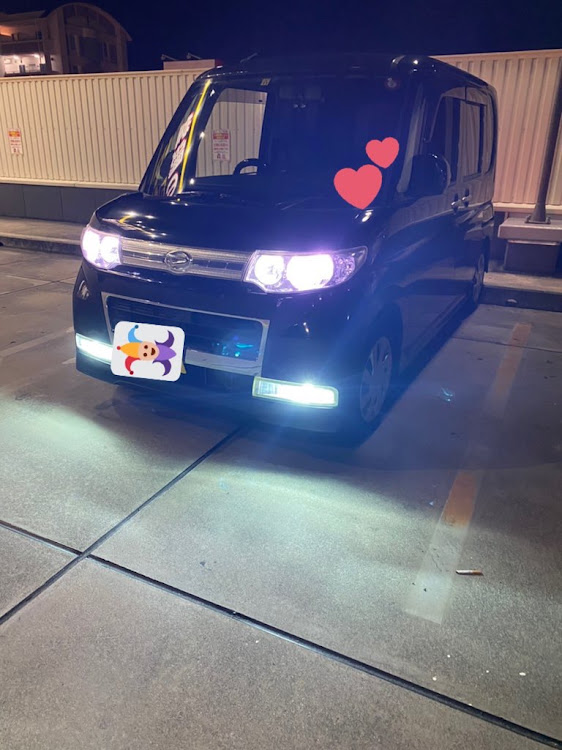 タントカスタムのタントカスタム・#l375s・#ブラック・#黒・#嫁車に関するカスタム事例の投稿画像1枚目
