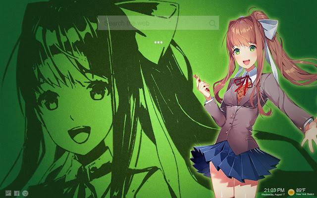 Doki Doki Literature Club HD Temas nuevos de pestañas