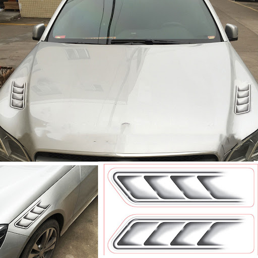 Title 5, Air Outlet Car Stickers Imitation Vent, Modifie...