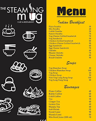 The Steaming Mug Cafe & Tandoori Chai menu 1