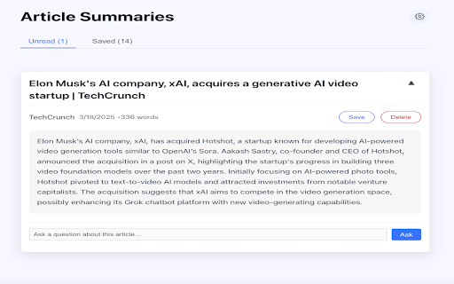 AI Article Summarizer