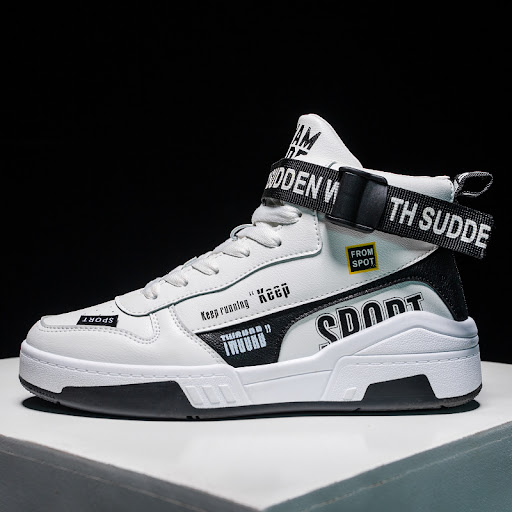 Title 2, Korean Trend High-Top Canvas Sneakers elevate y...