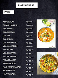 Hotel Mahalsa menu 5