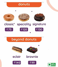 Mad Over Donuts menu 1