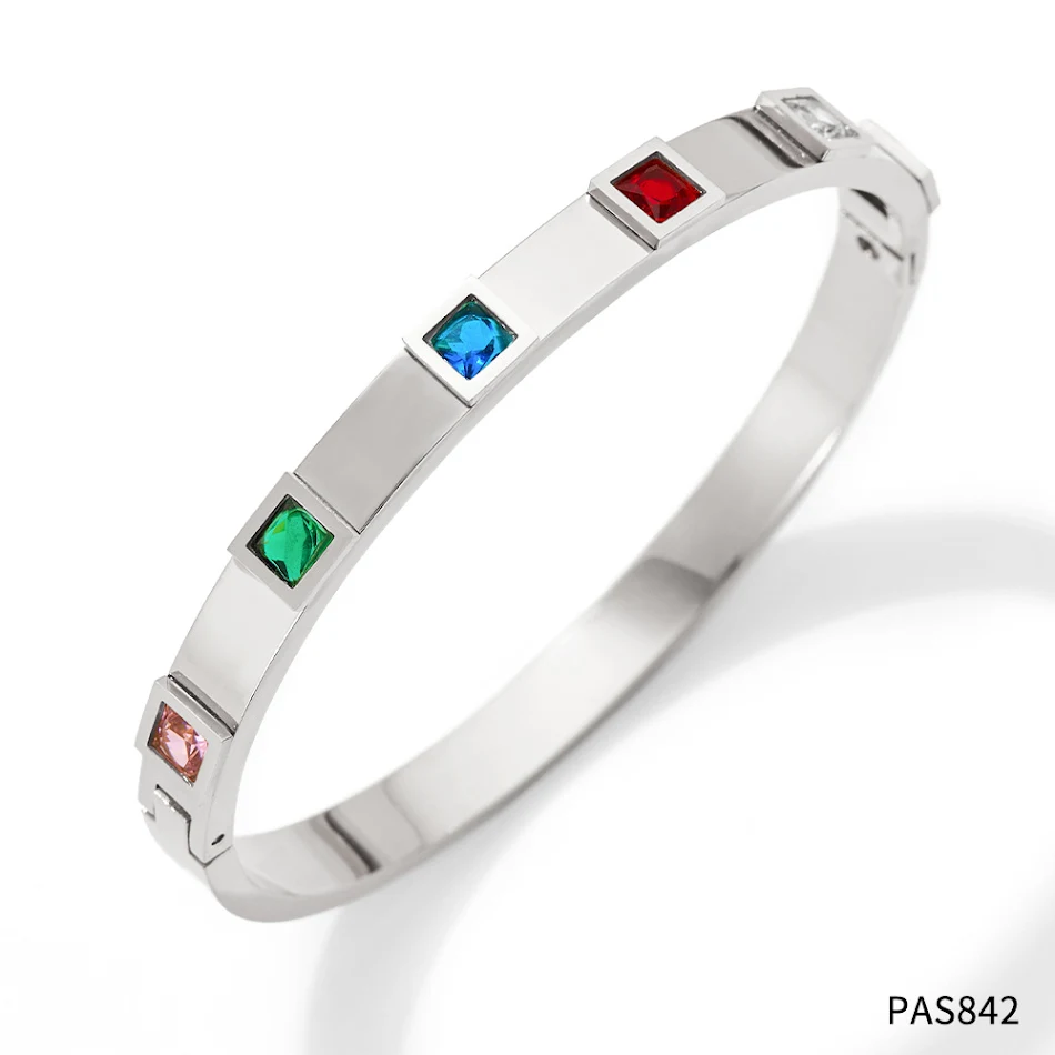 Bracelet Rétro en Acier Inoxydable 