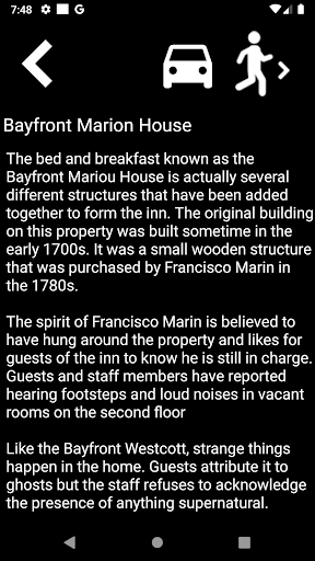 St. Augustine Ghost Map