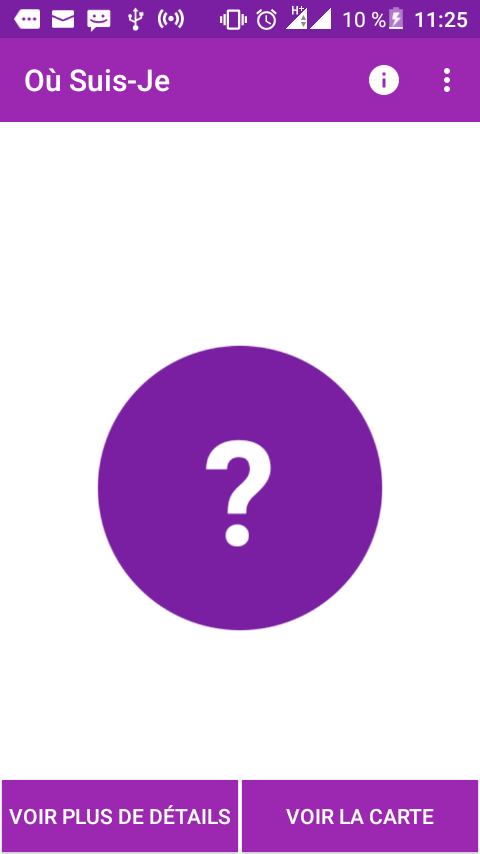 Android application Where Am I screenshort