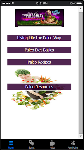 The Paleo Way Diet App Book